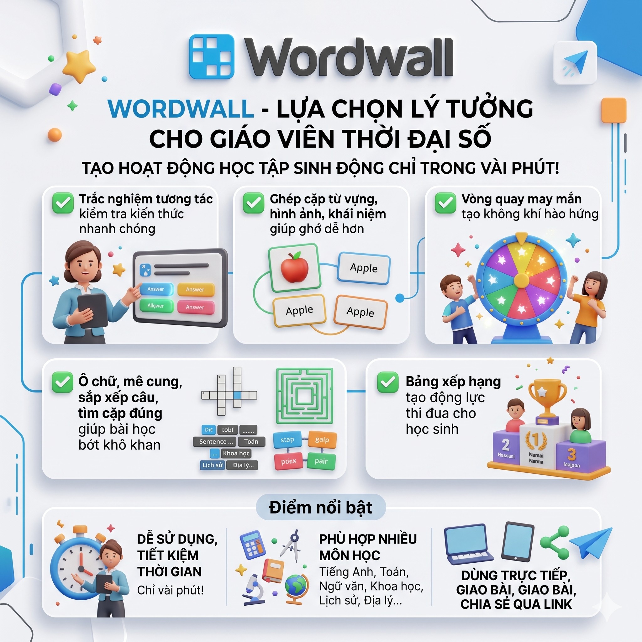 Tài Khoản WordWall - Ảnh 2