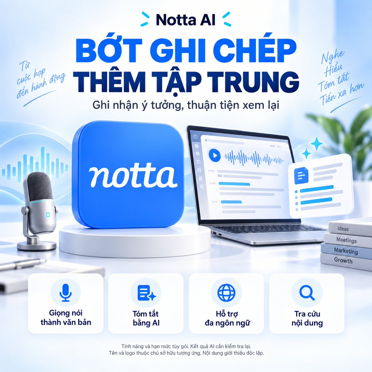 Tài Khoản Notta AI