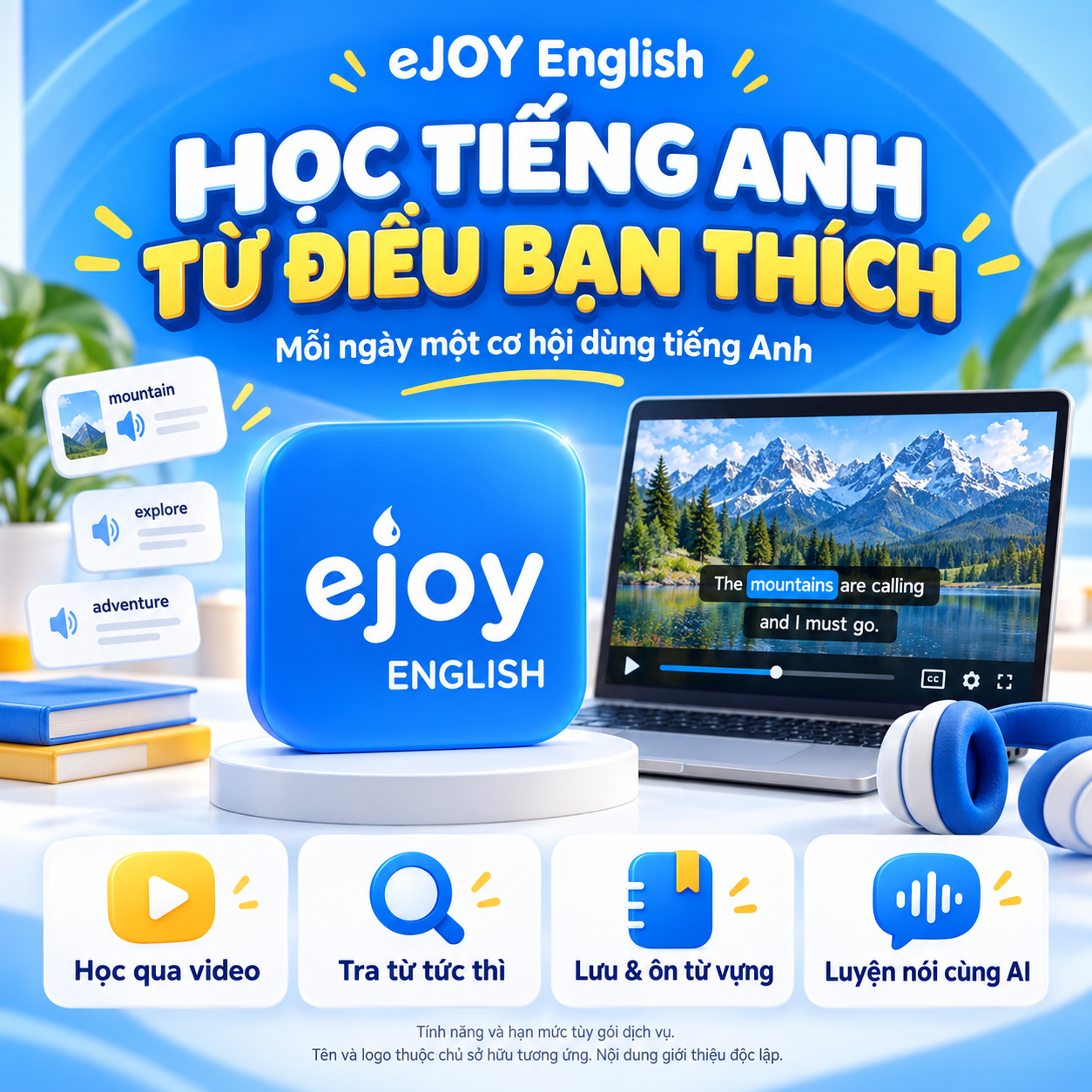 Tài Khoản Ejoy EngLish