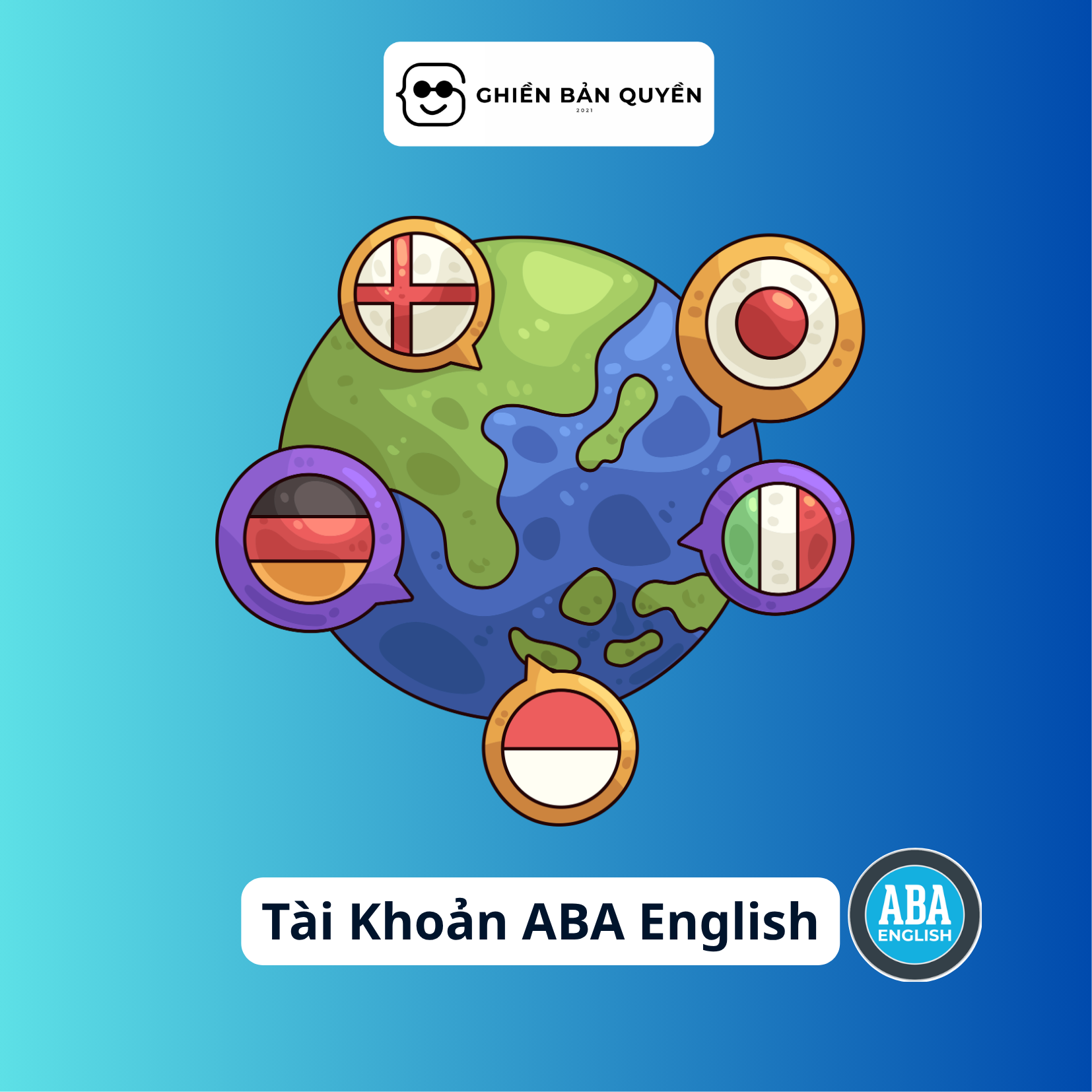 Tài Khoản ABA English 1 năm