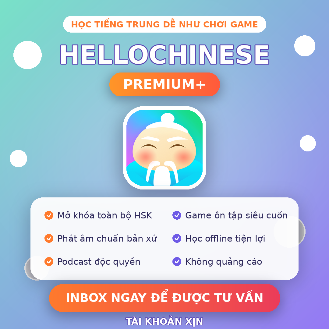 Tài Khoản Hello Chinese - Ảnh 2