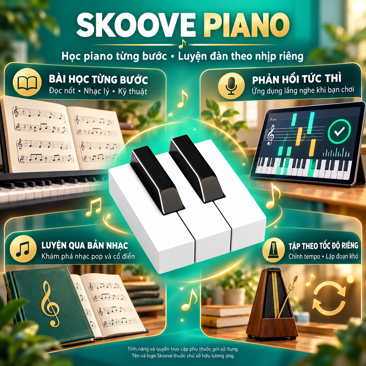 Tài Khoản Skoove Piano