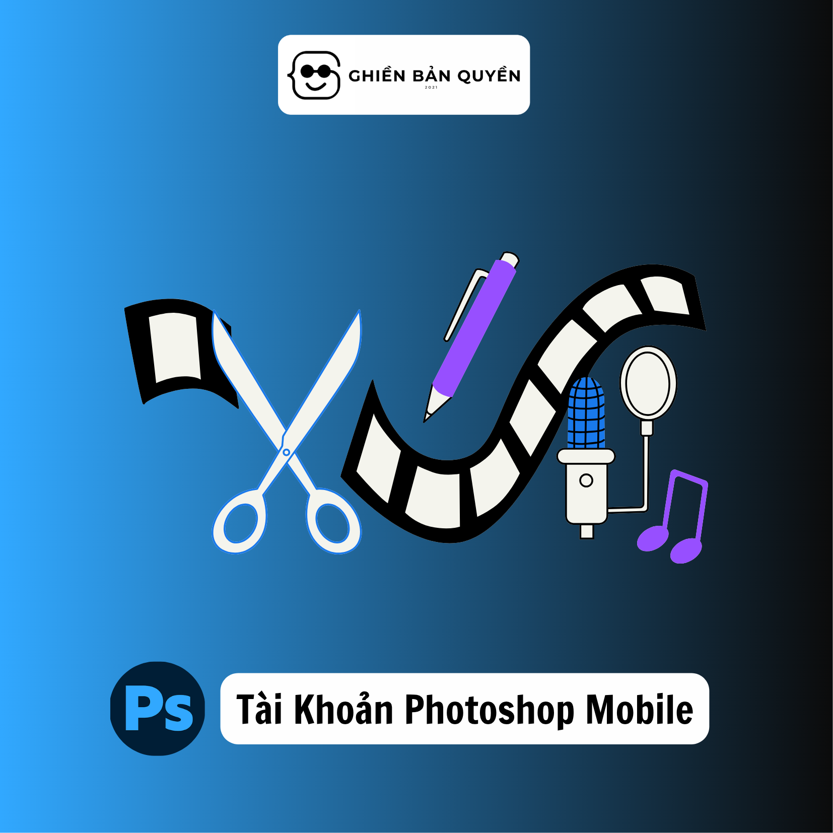 Tài Khoản Photoshop Mobile