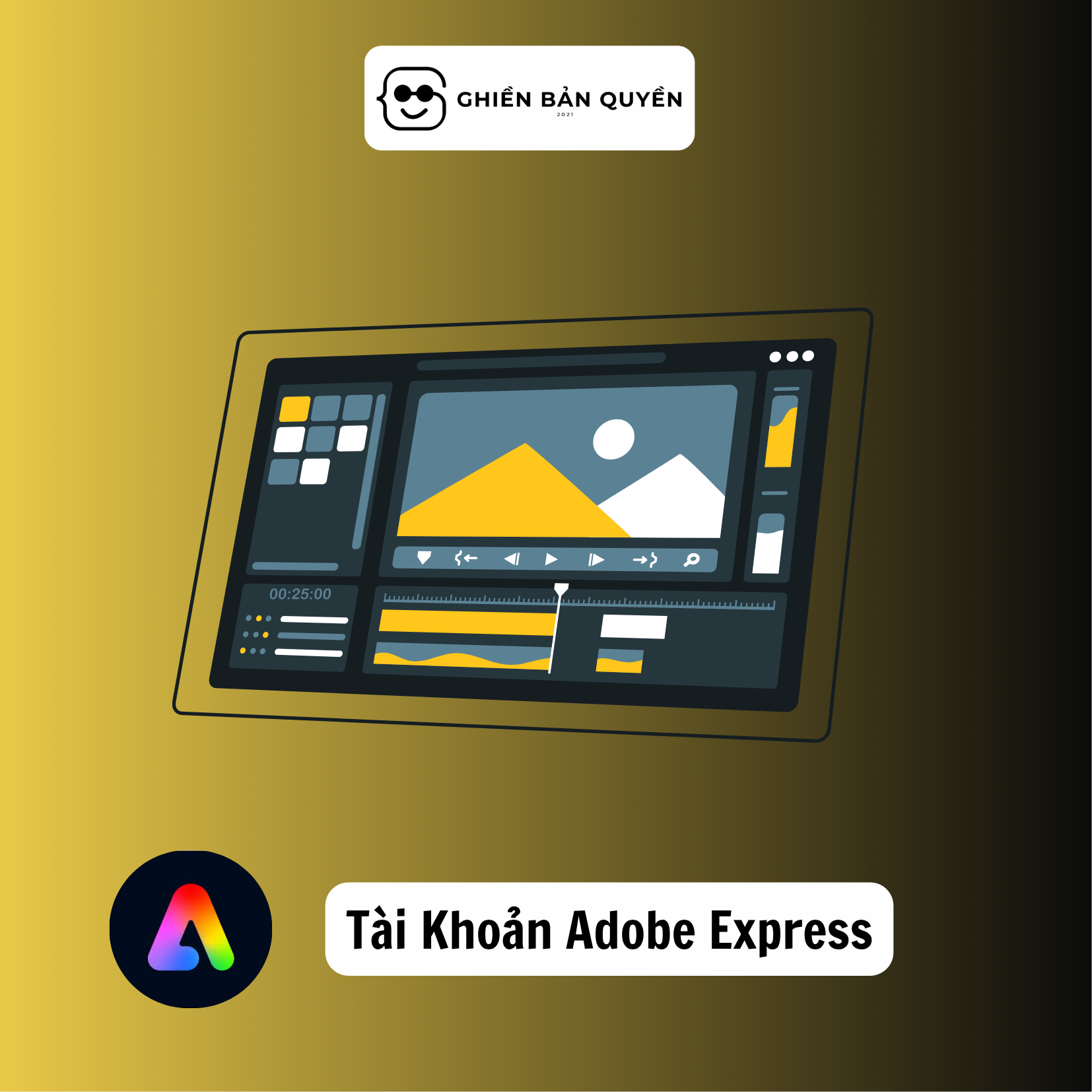 Tài Khoản Adobe Express